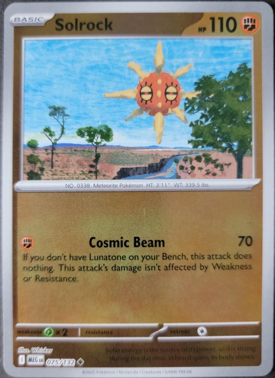 Solrock 075 - ME01: Mega Evolution - Reverse Holofoil