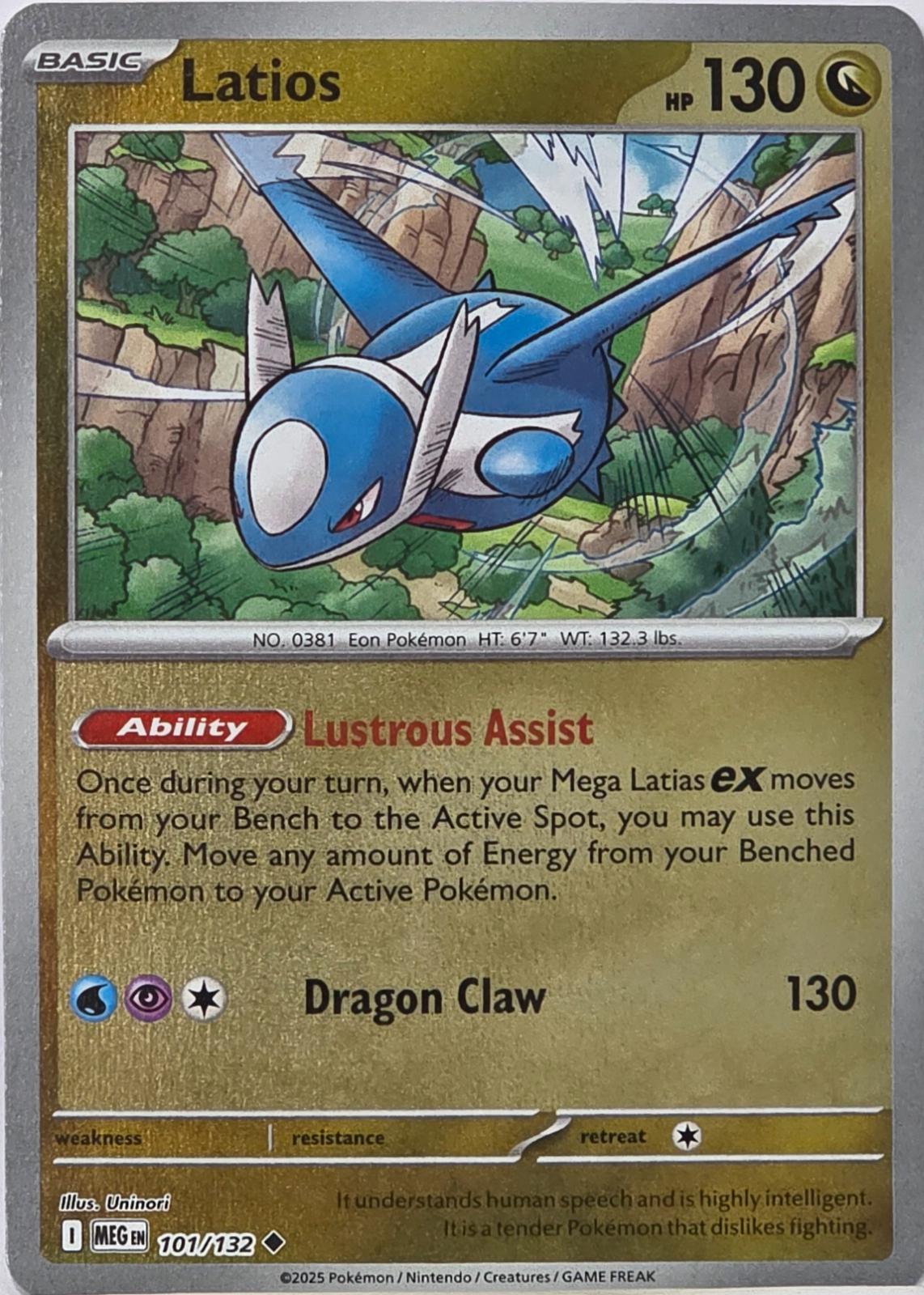 Latios 101 - ME01: Mega Evolution - Reverse Holofoil
