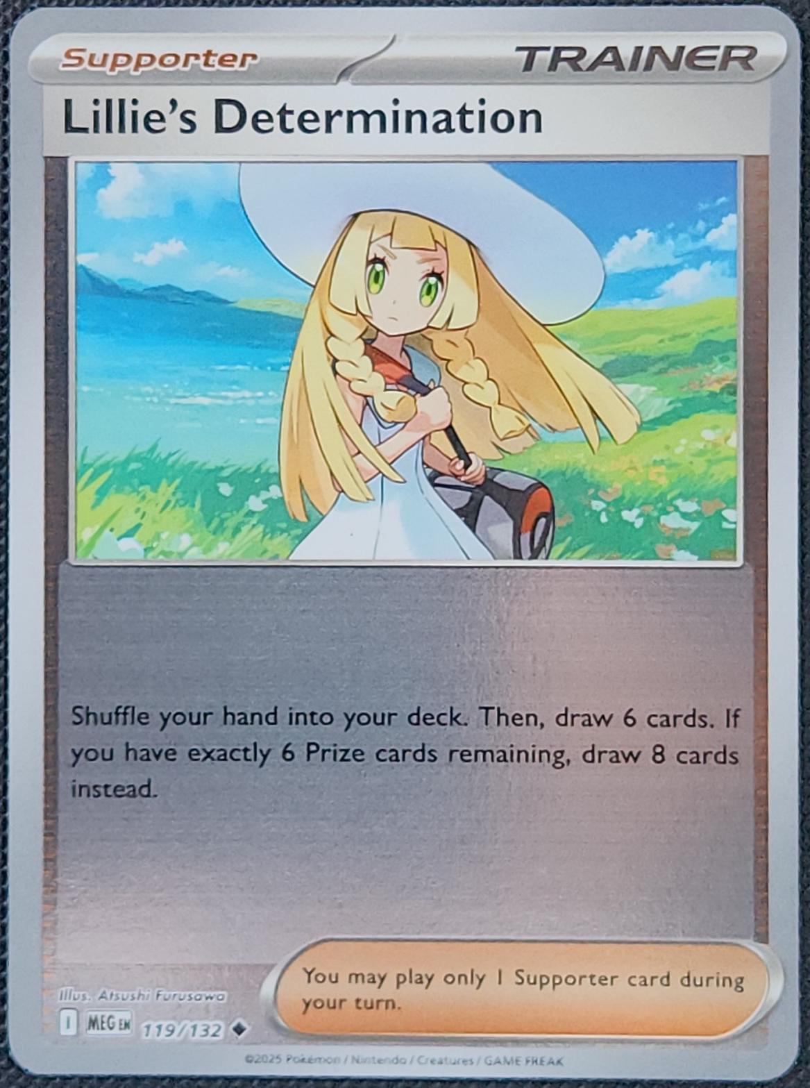 Lillie's Determination 119 - ME01: Mega Evolution - Reverse Holofoil