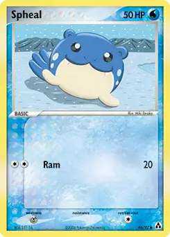 Spheal 65 - Legend Maker Pokesingles