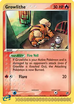 Growlithe 65 - Sandstorm Pokesingles