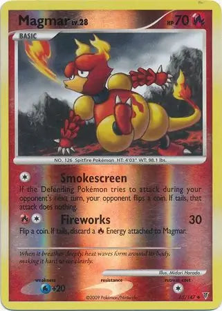 Magmar Reverse Holo 65 - Supreme Victors Pokesingles