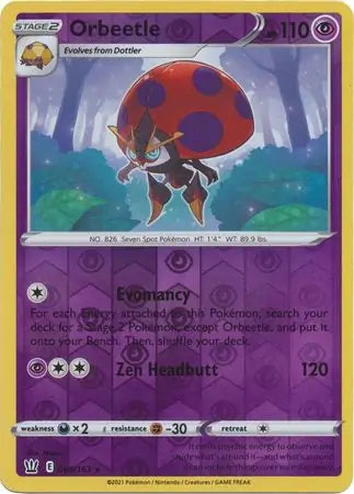 Orbeetle Reverse Holo 065 - Battle Styles