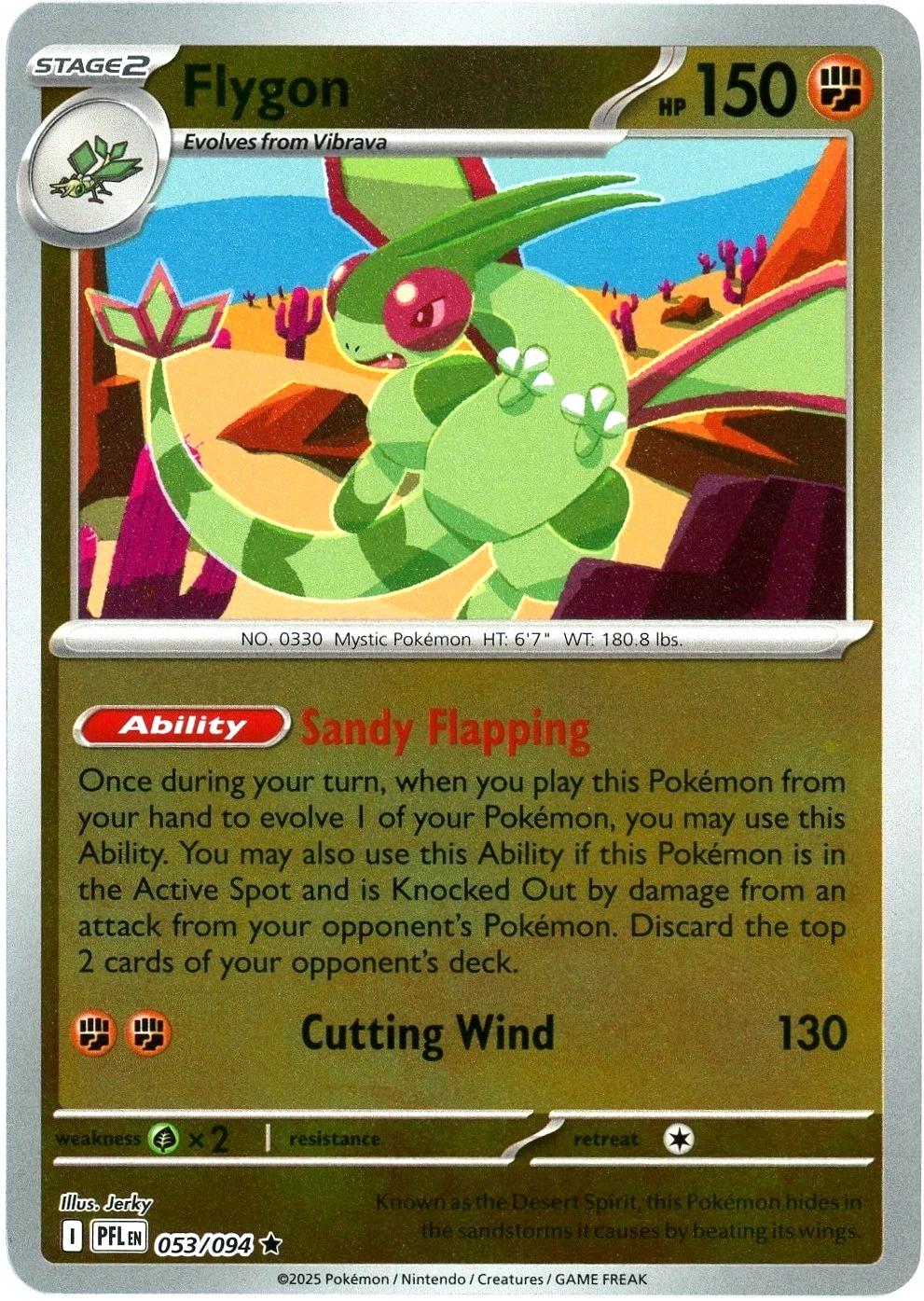 Flygon 053 - ME02: Phantasmal Flames - Reverse Holofoil