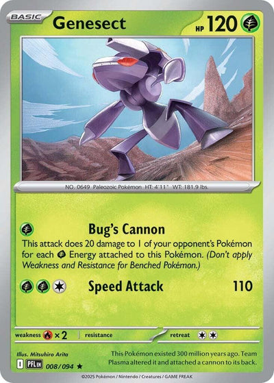 Genesect 008 - ME02: Phantasmal Flames - Holofoil