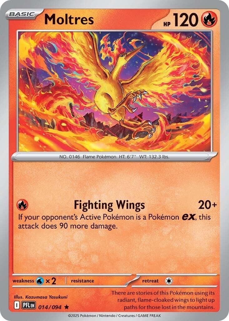 Moltres 014 - ME02: Phantasmal Flames - Holofoil