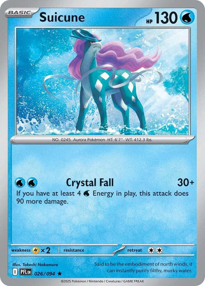 Suicune 026 - ME02: Phantasmal Flames - Holofoil