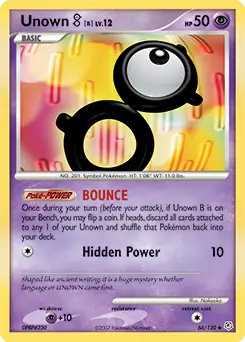 Unown 66 - Diamond & Pearl Pokesingles