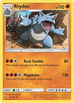 Rhydon 66 - Burning Shadows Pokesingles
