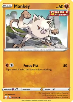Mankey 066 - Battle Styles