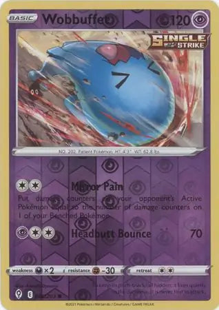 Wobbuffet Reverse Holo 066, Evolving Skies | Sword & Shield, , 5.00 kr, Pokesingles. Kjøp pokemon kort til lave priser hos oss.