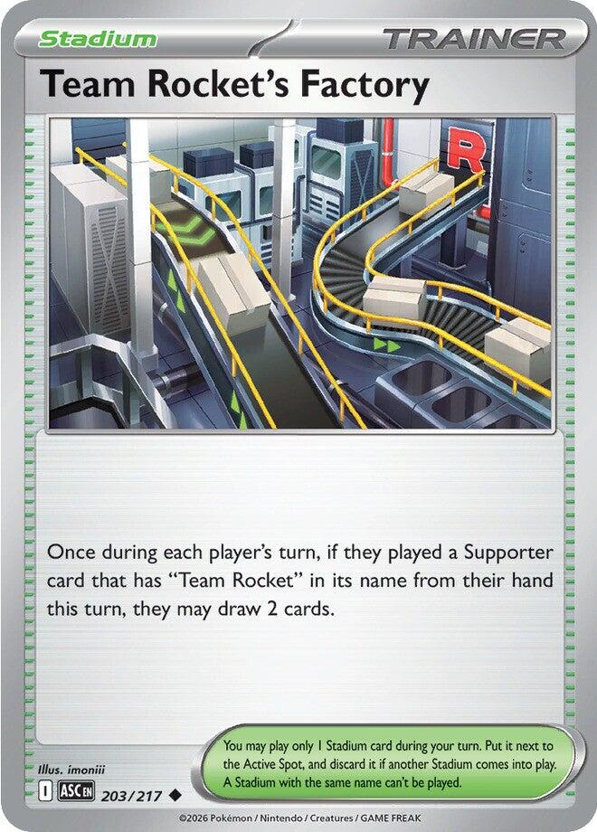 Team Rocket's Factory 203 (Reverse Holofoil) - ME: Ascended Heroes
