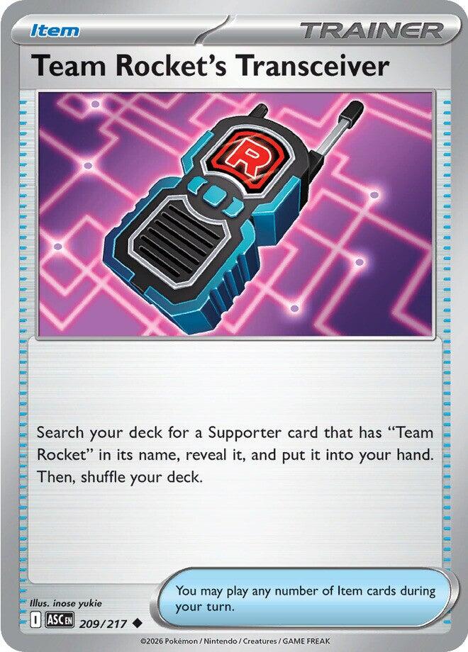 Team Rocket's Transceiver 209 (Reverse Holofoil) - ME: Ascended Heroes