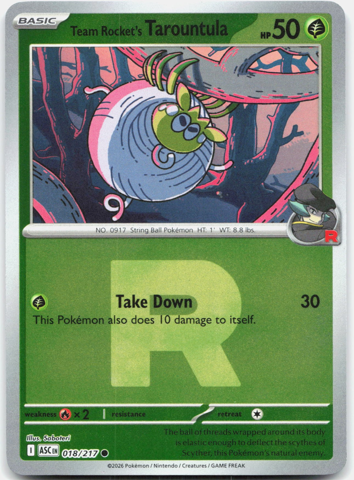 Team Rocket's Tarountula (Team Rocket)