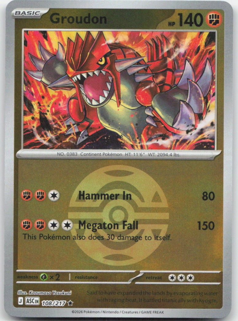 Groudon (Dusk Ball)