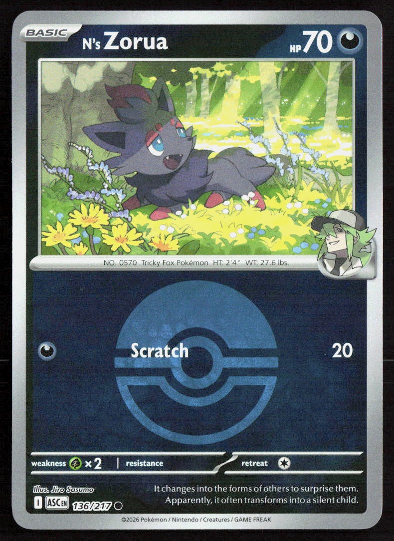 N's Zorua (Poke Ball)