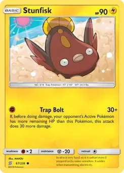 Stunfisk 67/236- Unified Minds Pokesingles