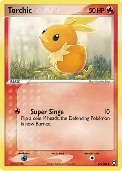 Torchic 67 - Power Keepers Pokesingles