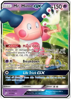 Mr. Mime GX 67 - Team Up Pokesingles