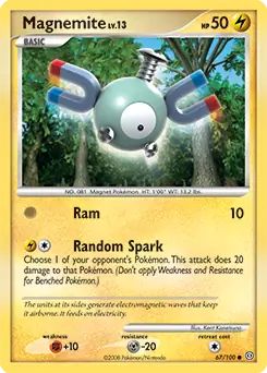 Magnemite 67 - Stormfront Pokesingles