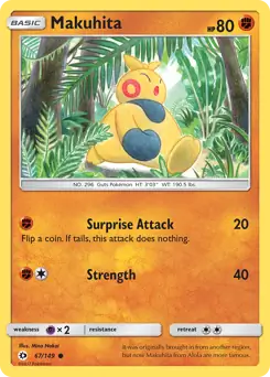 Makuhita 67 - Sun & Moon Base Pokesingles