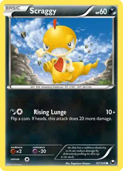 Scraggy 67 - Dark Explorers Pokesingles