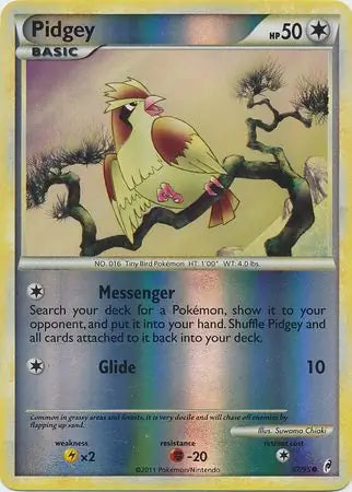 Pidgey Reverse Holo 67 - Call of Legends Pokesingles