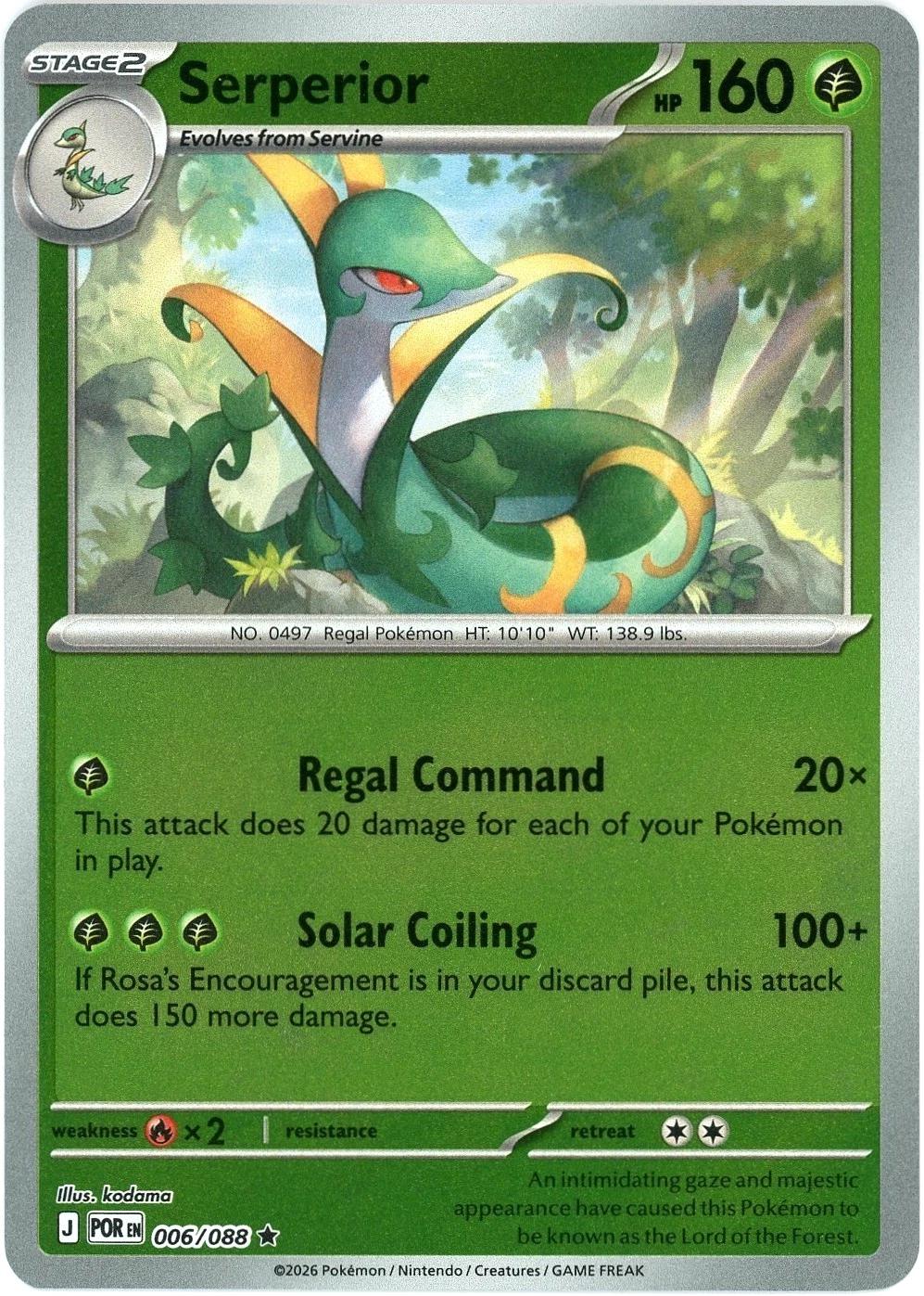 Serperior 006 - ME03: Perfect Order - Reverse Holofoil