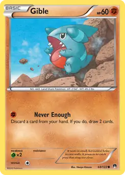 Gible 68 - BreakPoint Pokesingles