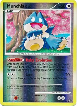 Munchlax Reverse Holo 68 - Majestic Dawn Pokesingles