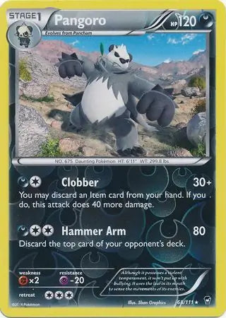 Pangoro Reverse Holo 68 - Furious Fists Pokesingles