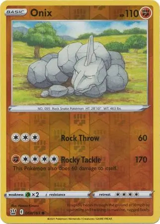 Onix Reverse Holo 068 - Battle Styles