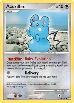 Azurill 69 - Diamond & Pearl Pokesingles