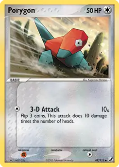 Porygon 69 - Unseen Forces Pokesingles