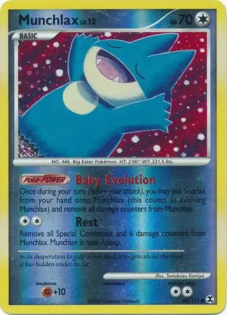 Munchlax Reverse Holo 69 - Rising Rivals Pokesingles