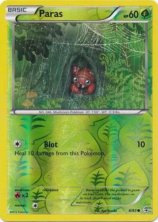 Paras Reverse Holo 6 - Generations Pokesingles