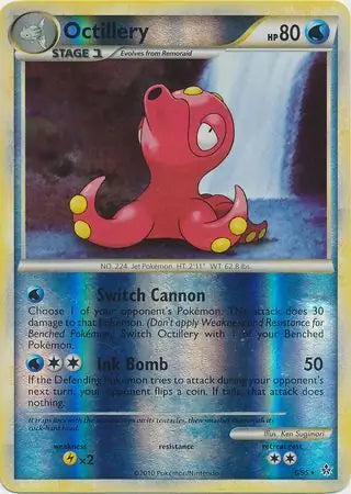 Octillery Reverse Holo 6 - Unleashed Pokesingles