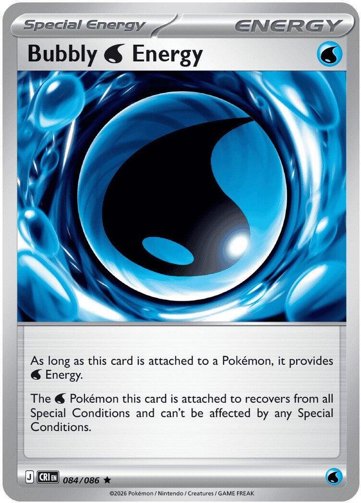 Bubbly W Energy (Reverse Holo) 84 - Chaos Rising