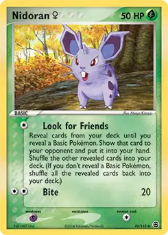 Nidoran F 70 - Fire Red Leaf Green Pokesingles