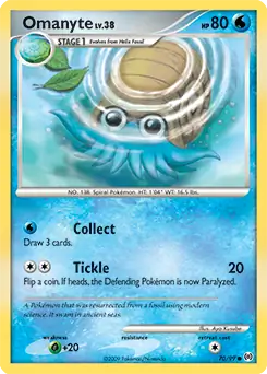 Omanyte 70 - Arceus Pokesingles