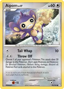 Aipom 70 - Mysterious Treasures Pokesingles