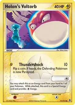 Holon's Voltorb 71 - Delta Species Pokesingles
