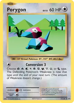 Porygon 71 - Evolutions Pokesingles