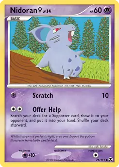 Nidoran F 71 - Rising Rivals Pokesingles