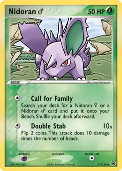 Nidoran M 71 - Fire Red Leaf Green Pokesingles