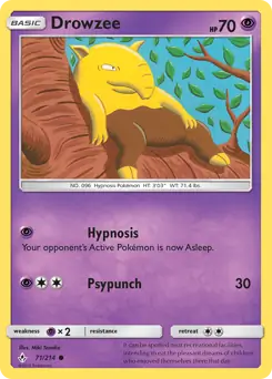 Drowzee 71 - Unbroken Bonds Pokesingles