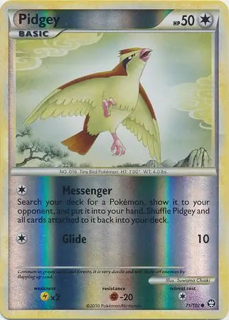 Pidgey Reverse Holo 71 - Triumphant Pokesingles