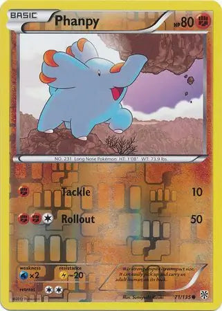Phanpy Reverse Holo 71 - Plasma Storm Pokesingles