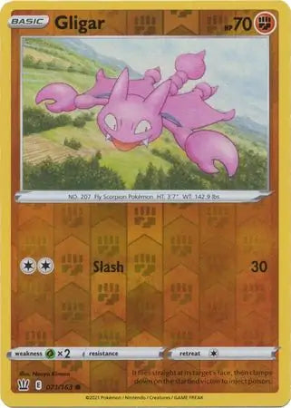 Gligar Reverse Holo 071 - Battle Styles