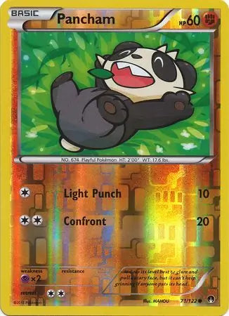 Pancham Reverse Holo 71 - BreakPoint Pokesingles